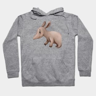 Cute Aardvark Drawing Hoodie